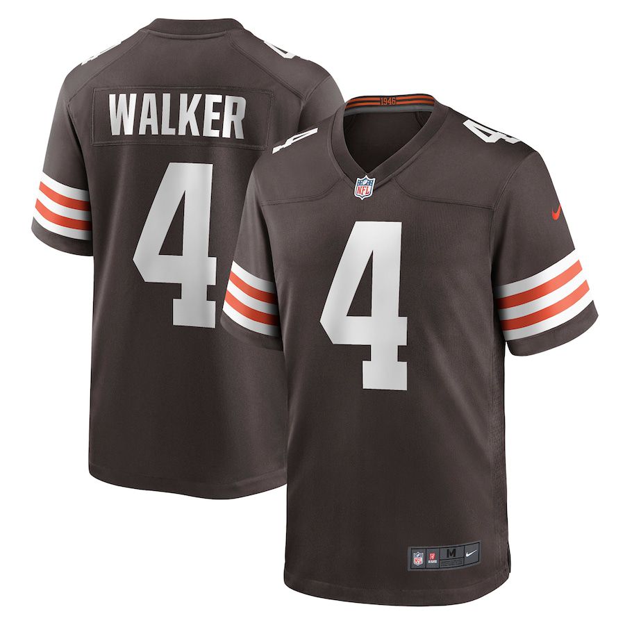 Men Cleveland Browns #4 Anthony Walker Nike Brown Game Player NFL Jersey